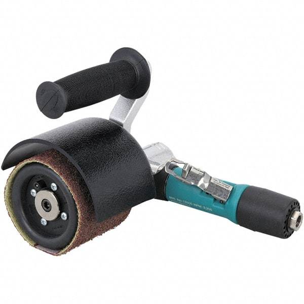 Dynabrade - 0.4 hp, 950 RPM Finishing Sander - 21 CFM Air Consumption, 6.21 bar Air Pressure, 1/4 NPT Inlet - Benchmark Tooling