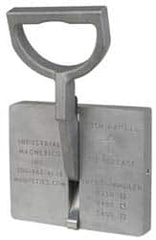 Mag-Mate - 200 Lb Load Capacity, Permanent Lift Magnet - 1-3/8" High x 7-1/4" Wide, For Use with Flats - Benchmark Tooling