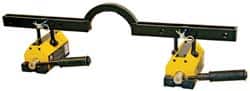 Mag-Mate - 400 Lb Load Capacity, Permanent Neo-Lift Magnet - 9" High x 4-1/2" Wide, 2 Poles, For Use with Flats - Benchmark Tooling