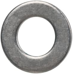 Made in USA - #3 Screw, Grade 300 Stainless Steel Standard Flat Washer - 0.102" ID x 0.18" OD, 0.032" Thick, Passivated Finish, Meets Military Specifications - Benchmark Tooling