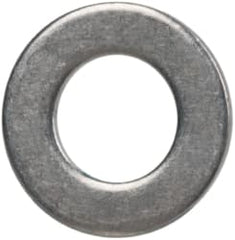 Made in USA - #3 Screw, Grade 300 Stainless Steel Standard Flat Washer - 0.102" ID x 0.18" OD, 0.032" Thick, Passivated Finish, Meets Military Specifications - Benchmark Tooling