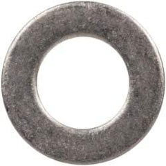 Made in USA - #4L Screw, Grade 300 Stainless Steel Standard Flat Washer - 0.115" ID x 0.209" OD, 0.016" Thick, Passivated Finish, Meets Military Specifications - Benchmark Tooling