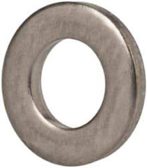 Made in USA - #5 Screw, Grade 300 Stainless Steel Standard Flat Washer - 0.128" ID x 0.238" OD, 0.032" Thick, Passivated Finish, Meets Military Specifications - Benchmark Tooling