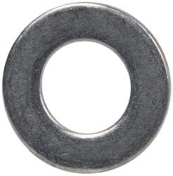 Made in USA - #6L Screw, Grade 300 Stainless Steel Standard Flat Washer - 0.143" ID x 0.267" OD, 0.016" Thick, Passivated Finish, Meets Military Specifications - Benchmark Tooling