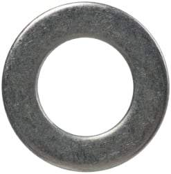 Made in USA - #8L Screw, Grade 300 Stainless Steel Standard Flat Washer - 0.169" ID x 0.304" OD, 0.016" Thick, Passivated Finish, Meets Military Specifications - Benchmark Tooling