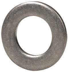 Made in USA - #8 Screw, Grade 300 Stainless Steel Standard Flat Washer - 0.169" ID x 0.304" OD, 0.032" Thick, Passivated Finish, Meets Military Specifications - Benchmark Tooling