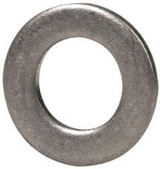 Made in USA - #8 Screw, Grade 300 Stainless Steel Standard Flat Washer - 0.169" ID x 0.304" OD, 0.032" Thick, Passivated Finish, Meets Military Specifications - Benchmark Tooling