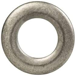 Made in USA - #10 Screw, Grade 300 Stainless Steel Standard Flat Washer - 0.195" ID x 0.354" OD, 0.063" Thick, Passivated Finish, Meets Military Specifications - Benchmark Tooling