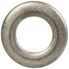 Made in USA - #10 Screw, Grade 300 Stainless Steel Standard Flat Washer - 0.195" ID x 0.354" OD, 0.063" Thick, Passivated Finish, Meets Military Specifications - Benchmark Tooling