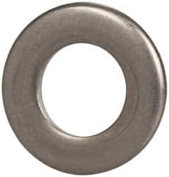 Made in USA - 1/4" Screw, Grade 300 Stainless Steel Standard Flat Washer - 0.255" ID x 0.468" OD, 0.063" Thick, Passivated Finish, Meets Military Specifications - Benchmark Tooling