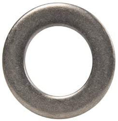 Made in USA - 7/16" Screw, Grade AN960 Stainless Steel Standard Flat Washer - 0.453" ID x 3/4" OD, 0.063" Thick, Passivated Finish, Meets Military Specifications - Benchmark Tooling