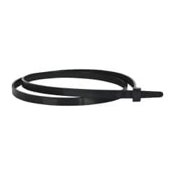 Made in USA - 28" Long Black Nylon Standard Cable Tie - 120 Lb Tensile Strength, 9" Max Bundle Diam - Benchmark Tooling