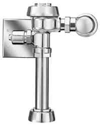 Sloan Valve Co. - 1-1/2" Spud Coupling, 3/4" Pipe, Closet Automatic Flush Valve - Handle Opening, 1.6 Gal per Flush, Metal Cover, Powered by Electrical Line with 24 Volt Step Down Transformer - Benchmark Tooling