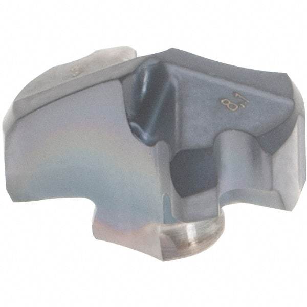 Iscar - Series IDI-SK, 8.1mm Diam Grade IC908 140° Replaceable Drill Tip - Carbide, TiAlN Finish, 8 Seat Size - Benchmark Tooling
