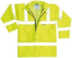 OccuNomix - Size 2XL Cold Weather & High Visibility Jacket - Yellow, Polyester, Zipper, Snaps Closure, 46 to 49" Chest - Benchmark Tooling