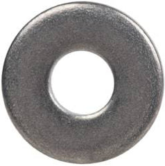 Made in USA - #4 Screw, Grade AN960 Stainless Steel Standard Flat Washer - 1/8" ID x 0.312" OD, 0.032" Thick, Passivated Finish, Meets Military Specifications - Benchmark Tooling