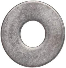 Made in USA - #10L Screw, Grade AN960 Stainless Steel Standard Flat Washer - 0.203" ID x 0.438" OD, 0.032" Thick, Passivated Finish, Meets Military Specifications - Benchmark Tooling