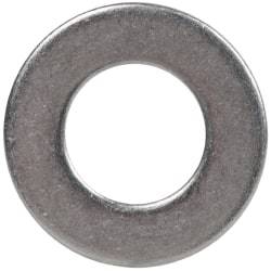 Made in USA - 1/4" Screw, Grade AN960 Stainless Steel Standard Flat Washer - 0.267" ID x 1/2" OD, 0.028" Thick, Passivated Finish, Meets Military Specifications - Benchmark Tooling