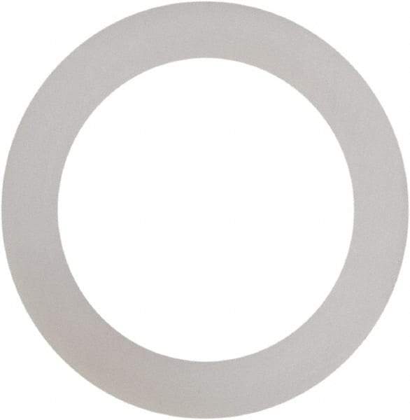 Made in USA - #12 Screw, Grade 6/6 Nylon Standard Flat Washer - 1/4" ID x 3/8" OD, 0.015" Thick, Plain Finish - Benchmark Tooling