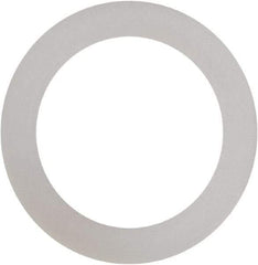 Made in USA - #12 Screw, Grade 6/6 Nylon Standard Flat Washer - 1/4" ID x 3/8" OD, 0.015" Thick, Plain Finish - Benchmark Tooling