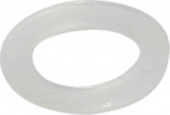 Made in USA - #12 Screw, Grade 6/6 Nylon Standard Flat Washer - 1/4" ID x 3/8" OD, 0.031" Thick, Plain Finish - Benchmark Tooling
