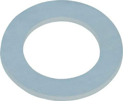 Made in USA - 1/4" Screw, Grade 6/6 Nylon Standard Flat Washer - 0.313" ID x 1/2" OD, 0.031" Thick, Plain Finish - Benchmark Tooling