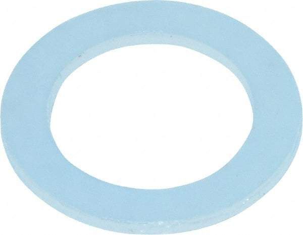 Made in USA - 3/8" Screw, Grade 6/6 Nylon Standard Flat Washer - 3/8" ID x 0.562" OD, 0.031" Thick, Plain Finish - Benchmark Tooling