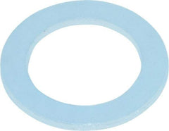 Made in USA - 3/8" Screw, Grade 6/6 Nylon Standard Flat Washer - 3/8" ID x 0.562" OD, 0.031" Thick, Plain Finish - Benchmark Tooling