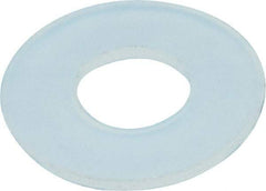Made in USA - #10 Screw, Grade 6/6 Nylon Standard Flat Washer - 0.2" ID x 0.45" OD, 0.031" Thick, Plain Finish - Benchmark Tooling
