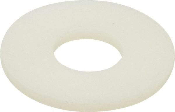 Made in USA - 5/16" Screw, Grade 6/6 Nylon Standard Flat Washer - 0.344" ID x 7/8" OD, 0.062" Thick, Plain Finish - Benchmark Tooling