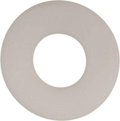 Made in USA - 7/16" Screw, Grade 6/6 Nylon Standard Flat Washer - 0.469" ID x 1-1/8" OD, 0.062" Thick, Plain Finish - Benchmark Tooling