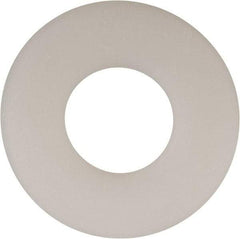 Made in USA - 9/16" Screw, Grade 6/6 Nylon Standard Flat Washer - 0.594" ID x 1.469" OD, 0.1" Thick, Plain Finish - Benchmark Tooling
