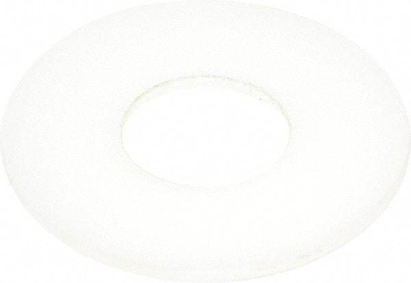 Made in USA - 3/4" Screw, Grade 6/6 Nylon Standard Flat Washer - 0.812" ID x 2" OD, 0.1" Thick, Plain Finish - Benchmark Tooling