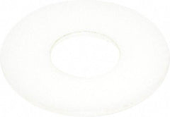 Made in USA - 3/4" Screw, Grade 6/6 Nylon Standard Flat Washer - 0.812" ID x 2" OD, 0.1" Thick, Plain Finish - Benchmark Tooling