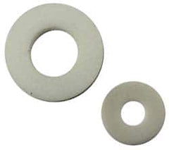 Made in USA - #6 Screw, PTFE Standard Flat Washer - 0.145" ID x 1/2" OD, 0.031" Thick, Plain Finish - Benchmark Tooling
