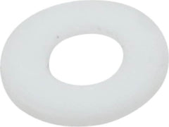 Made in USA - #4 Screw, PTFE Standard Flat Washer - 0.116" ID x 1/4" OD, 0.031" Thick, Plain Finish - Benchmark Tooling