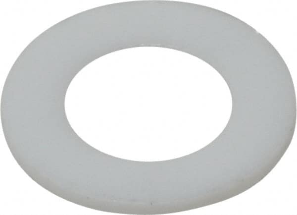 Made in USA - 1/4" Screw, PTFE Standard Flat Washer - 0.281" ID x 1/2" OD, 0.031" Thick, Plain Finish - Benchmark Tooling