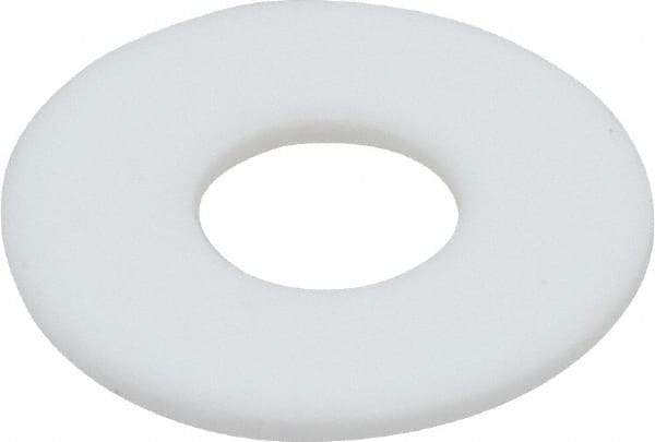 Made in USA - 3/8" Screw, PTFE Standard Flat Washer - 0.406" ID x 1" OD, 0.062" Thick, Plain Finish - Benchmark Tooling