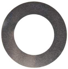 Made in USA - 0.001" Thick, 0.38" Inside x 5/8" OD, Round Shim - 5/16" Screw, Uncoated 302/304 Stainless Steel - Benchmark Tooling