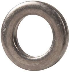 Made in USA - 1/8" Thick, 0.38" Inside x 5/8" OD, Round Shim - 5/16" Screw, Uncoated 300 Stainless Steel - Benchmark Tooling