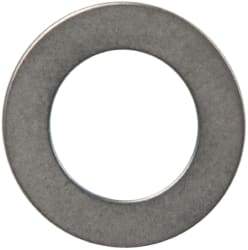 Made in USA - 0.015" Thick, 0.38" Inside x 5/8" OD, Round Shim - 5/16" Screw, Uncoated 302/304 Stainless Steel - Benchmark Tooling