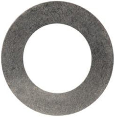 Made in USA - 0.002" Thick, 0.38" Inside x 5/8" OD, Round Shim - 5/16" Screw, Uncoated 302/304 Stainless Steel - Benchmark Tooling