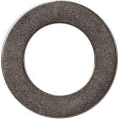Made in USA - 0.03" Thick, 0.38" Inside x 5/8" OD, Round Shim - 5/16" Screw, Uncoated 302/304 Stainless Steel - Benchmark Tooling