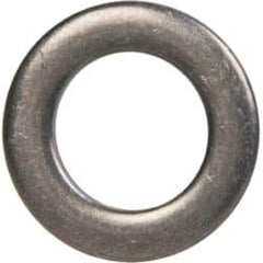 Made in USA - 0.09" Thick, 0.38" Inside x 5/8" OD, Round Shim - 5/16" Screw, Uncoated 302/304 Stainless Steel - Benchmark Tooling