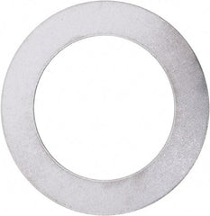 Made in USA - 0.012" Thick, 0.505" Inside x 3/4" OD, Round Shim - 7/16" Screw, Uncoated 302/304 Stainless Steel - Benchmark Tooling