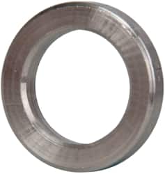 Made in USA - 1/8" Thick, 0.505" Inside x 3/4" OD, Round Shim - 7/16" Screw, Uncoated 300 Stainless Steel - Benchmark Tooling