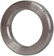 Made in USA - 1/8" Thick, 0.505" Inside x 3/4" OD, Round Shim - 7/16" Screw, Uncoated 300 Stainless Steel - Benchmark Tooling