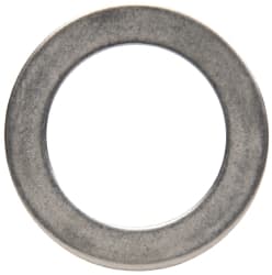 Made in USA - 0.02" Thick, 0.505" Inside x 3/4" OD, Round Shim - 7/16" Screw, Uncoated 302/304 Stainless Steel - Benchmark Tooling
