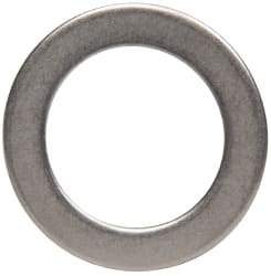 Made in USA - 0.03" Thick, 0.505" Inside x 3/4" OD, Round Shim - 7/16" Screw, Uncoated 302/304 Stainless Steel - Benchmark Tooling