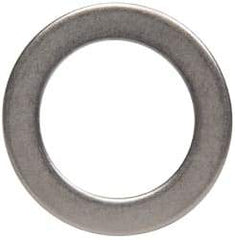 Made in USA - 0.03" Thick, 0.505" Inside x 3/4" OD, Round Shim - 7/16" Screw, Uncoated 302/304 Stainless Steel - Benchmark Tooling